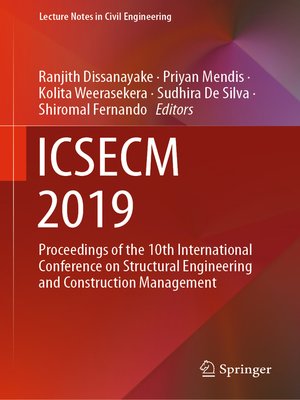 cover image of ICSECM 2019